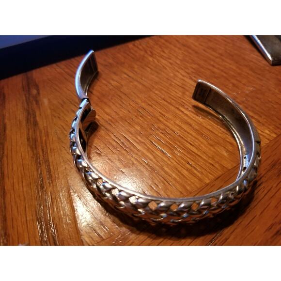 Michael Dawkins sterling silver bangle bracelet cuff J100328 - Picture 3 of 3